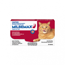 Milbemax Adult Cat Dewormer (4 TABLETS FOR THE PRICE OF 3)
